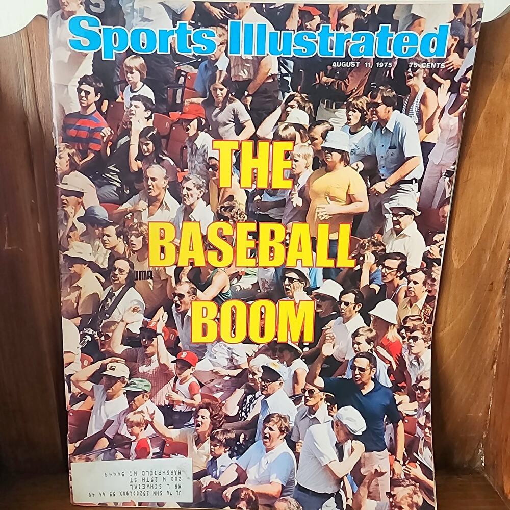 Sports Illustrated August 11 1975 The Baseball Boom Neil Leifer Photo